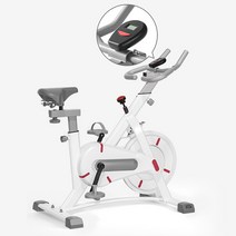 접이식 미니 실내 자전거 노인 실내용 가정용 홈트 자전거 자기 제어 스마트 회전 자전거 집 실내 운동 체, 02 WHITE