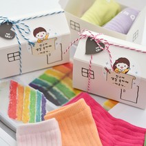 어린이집 유치원 생일 답례품 졸업 수료 입학 양말 간식 선물 구디백, 양말3족, XL(210~230):초등~, 남아