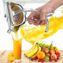 알루미늄 합금 수동 과일 압착기 아기 과일 레몬 과즙 압착기 오렌지 압착 주스 주방 도구 액세서리, A