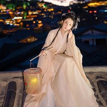 단아한 여성 무사복 어른 계량 생활 한복 철릭 원피스 사극 드라마 촬영