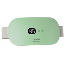 Smabat 진동 복부 마사지기 진동운동기 허리 마사지기 안마기 온열 무선, 그린