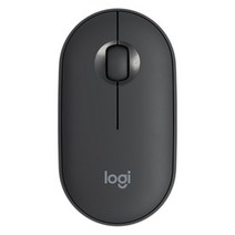 로지텍 블루투스마우스 PEBBLE (M350/블랙), 블랙