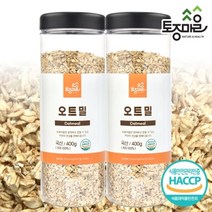 토종마을 [토종마을]국산 오트밀 400g X 2통, 65kg이하, 2개