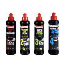 멘제르나 1000 헤비컷 2500 미디엄컷 폴리쉬 3500 슈퍼 피니쉬 4 파워락 250 ml 세트