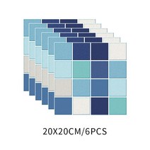 20*20cm 벽지 자기 접착 성 욕실 방수 및 습기 방지 주방 타일 스티커 거실 침실 벽 Decora, 22 No.22