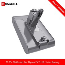 Dyson-DC34 DC44 애니멀 DC45 무선 진공 청소기 교체용 배터리 22.2V 5000mAh, 1 Picec 5.0Ah_CHINA