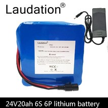 250W 350W Laudation-24V 20ah 전기 자전거 리튬 배터리 24V 7S 6P 18650 배터리 팩, 한개옵션0
