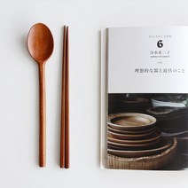 천연 옻칠 나무 수저세트