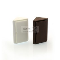 코너브라켓(44x21) / 보강철물 코너철 화스너 ㄱ자 꺽쇠 연결철물 선반 까치발 선반대 코너꺽쇠 고정철물 브라켓 경첩, 백색