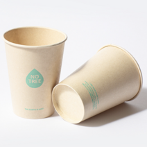 친환경 생분해 사탕수수 양면코팅 종이컵 12온스 100개 콜팝 에스프레소 테이크아웃