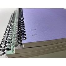 가로선 80매 스프링 노트 4권 고급펄지커버 룰드 라인 줄 대학강의 필기 연습장 공책B5 100g두꺼운내지, R(가로선 노트) 4권