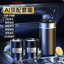 차량용 미니 공기청정기 휴대용 살균 냄새제거 악취 미세먼지, [AI 탑매칭세트] 음이온정수기