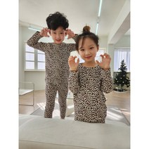 [아동] 호피&지브라 실내복 ( 2col / S-2XL ) 봄 내의 내복 여아 남아