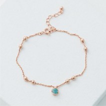 클루 CLUE 당일발송 특가행사 Wish Spell 천연석 볼체인 실버팔찌_아마조나이트 CLBR21703QPL