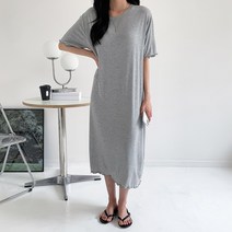 루트82 레이온 찰랑웨이브 롱원피스