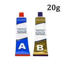 메탈리페어접착제 20-100g 매직 수리 AB 금속 주철 접착제 방수 내열성 냉간 용접 도구, 01 AB 20g