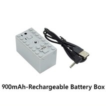 블랙박스보조배터리 900mah 충전식 배터리 상자 8878 moc 빌딩 블록 자동차