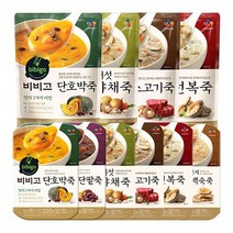 CJ 비비고 죽 파우치/용기 묶음 골라담기, 280g x 5개, (죽 280g) 햇반 단호박죽