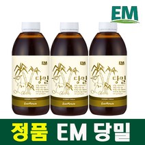 에버미라클 [공식] 정품 EM당밀 (발효보조제) 500ml, 3개