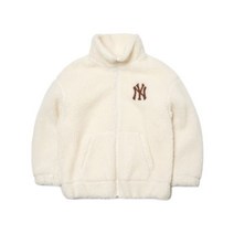 MLB키즈 메가로고 양털후리스 7AJPF0216BON 크림