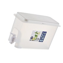 수도꼭지가 있는 3.5L 물통 음료 디스펜서 360도 회전 양동이 음료 용기 주전자 주스 멋진 주전자 냉장고, NO1