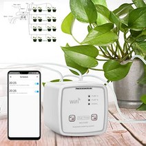 자동 물방울 관개 키트 자동 식물 waterer for 10 potted plants self watering planter system dual display easy diy, fesmwfjh103