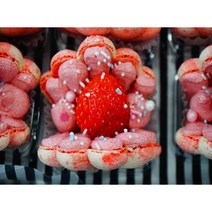 딸기시즌판매 생딸기마카롱 조개롱 마카롱선물세트 부산디저트택배