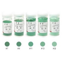 [석채] No.413 녹청(綠靑), 녹청 #白