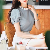 대박난박양 벨라 플라워 레이스 블라우스