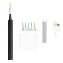 비전측정기 투영기 귀 청소기 카메라 otoscope wifi 무선 연결 왁스 제거 도구, 검은색