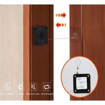 단구마켓 도어 클로저 현관문 자동 개폐기 도어 락 체크 자동문닫힘 대문 보안, 블랙_800G