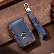 볼보 Xc60 S90 Xc90 Xc40 가죽 키 케이스 홀더 가방 자동차 장식 용품, 블루