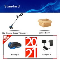 20V 무선 잔디 트리머 전기 리튬 이온 2000mAh 잔디 깎는 기계 잔디 문자열 트리머 가지 치기 커터 정원 도구 PROSTORMER, 협동사, 유럽 ​​연합, PTET1050E 1019E20