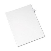Avery Individual Legal Exhibit Dividers Allstate Style E Side Tab 8.5 x 11 inches Pack of 25 (8, 1