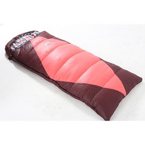 파미르 사계절 포근한 후드형 침낭 / 차박 캠핑 낚시 다용도 침낭 / 사계절용 / 스트링, 알침추투(후드형) 오렌지
