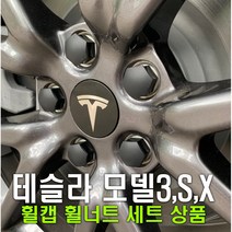 자동차 테슬라 모델3 휠캡 4개 1set 유광/무광 레드/실버 악세사리 휠너트캡 휠커버, (선택1번)테슬라휠캡세트(실버무광)