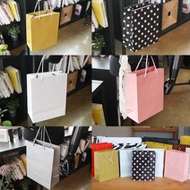 코코디피 10장묶음 로고인쇄 가능 옷가게 집기류 쇼핑백 의류 매장용 종이가방, 회색(10장묶음)