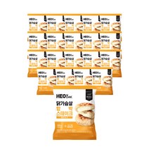 허닭 [본사당일출고] 닭가슴살 함박스테이크 퐁듀치즈 100g, 20팩