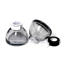반달 디퓨저 용기 70ml 인테리어 소품 DIY 공병, 투명(실버캡)