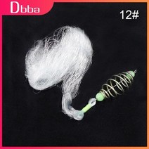 바다투망 멀티 사이즈 낚시 그물 트랩 구리 떼 주조 피드 도구 빛나는 구슬 바다 물고기 장비 액세서리, 10 12 size 6cmx6cm