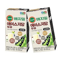 정식품 베지밀 에이스 검은콩 저당 두유 190ml x 16팩