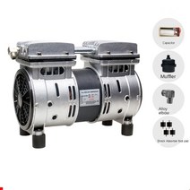 무소음콤프레샤 750W 구리 와이어 오일 프리 무소음, 01 No Heat Sink