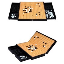 명인랜드 휴대용 접이식 자석 바둑판 오목 28cm 어린이바둑