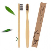 뱀부 친환경 생분해 대나무 칫솔 블랙 개별포장, 상세페이지 참조, 상세페이지 참조