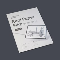 컴포지션스튜디오 아이패드 에어4세대 프로 1/2/3세대 리얼 페이퍼 필름 종이질감 액정보호필름, 아이패드 미니 6세대 (8.3인치)