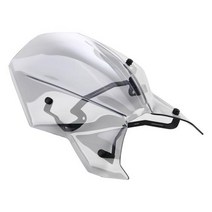 오토바이윈실드 윈드가드 오토바이 앞 유리 디플렉터 윈드 실드 브래킷 스즈, Light Smoke