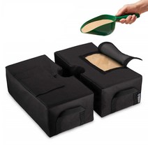 에이치앤아이 사각 모래주머니 샌드백 받침 모래가방 블랙(SB-2BK), 1개
