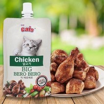 고양이 모질관리 닭고기 파우치간식5P 짜먹는 출산고양이 영양공급