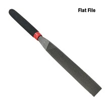 스틸 파일 바늘 118mm 돌 유리 금속 타일 조각용 세라믹 공예 플랫 보석 연마 수공구 1 개, [02] Round File