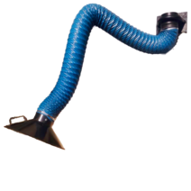 접이식 국소 배기 장치 암 자바라 후드 정화기 흡입, 벽걸이 2m(160mm)